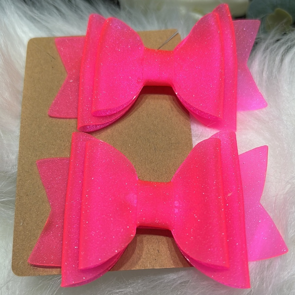 WATERPROOF JELLY HAIR BOWS
